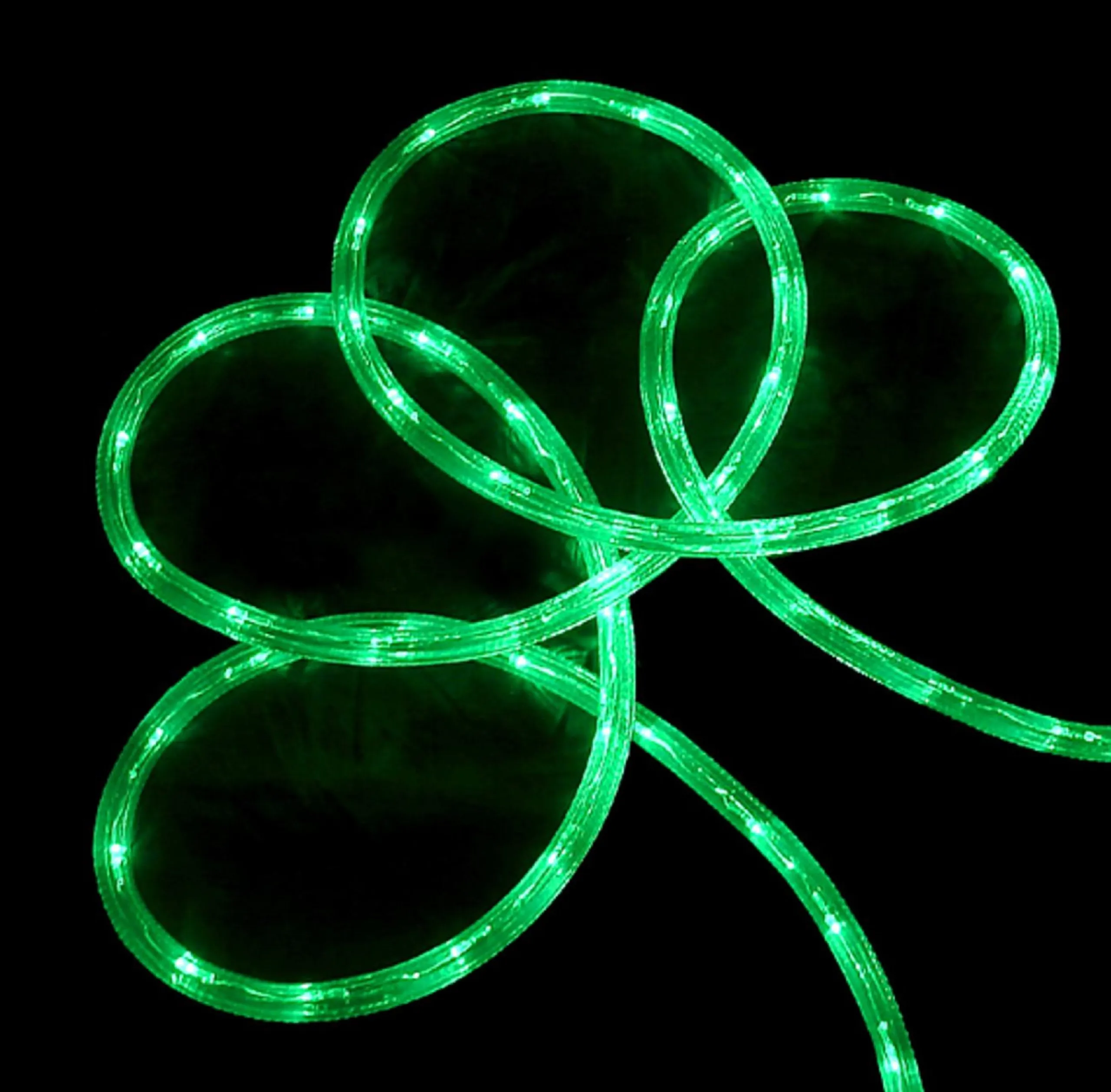 Northlight Green Led Commericial Grade Outdoor Christmas Rope Lights On A Spool - 288 Ft Clear Tube