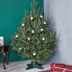 Live Tree Stands*Northlight Green Live Christmas Tree Stand - For Trees Up To 9 Foot Tall