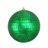 Northlight Balls>Green Mirrored Disco Ball Christmas Ornament 6" (150Mm)