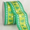 The Ribbon People Green Saint Patrick's Day Wired Craft Ribbon 2.5" X 20 Yards