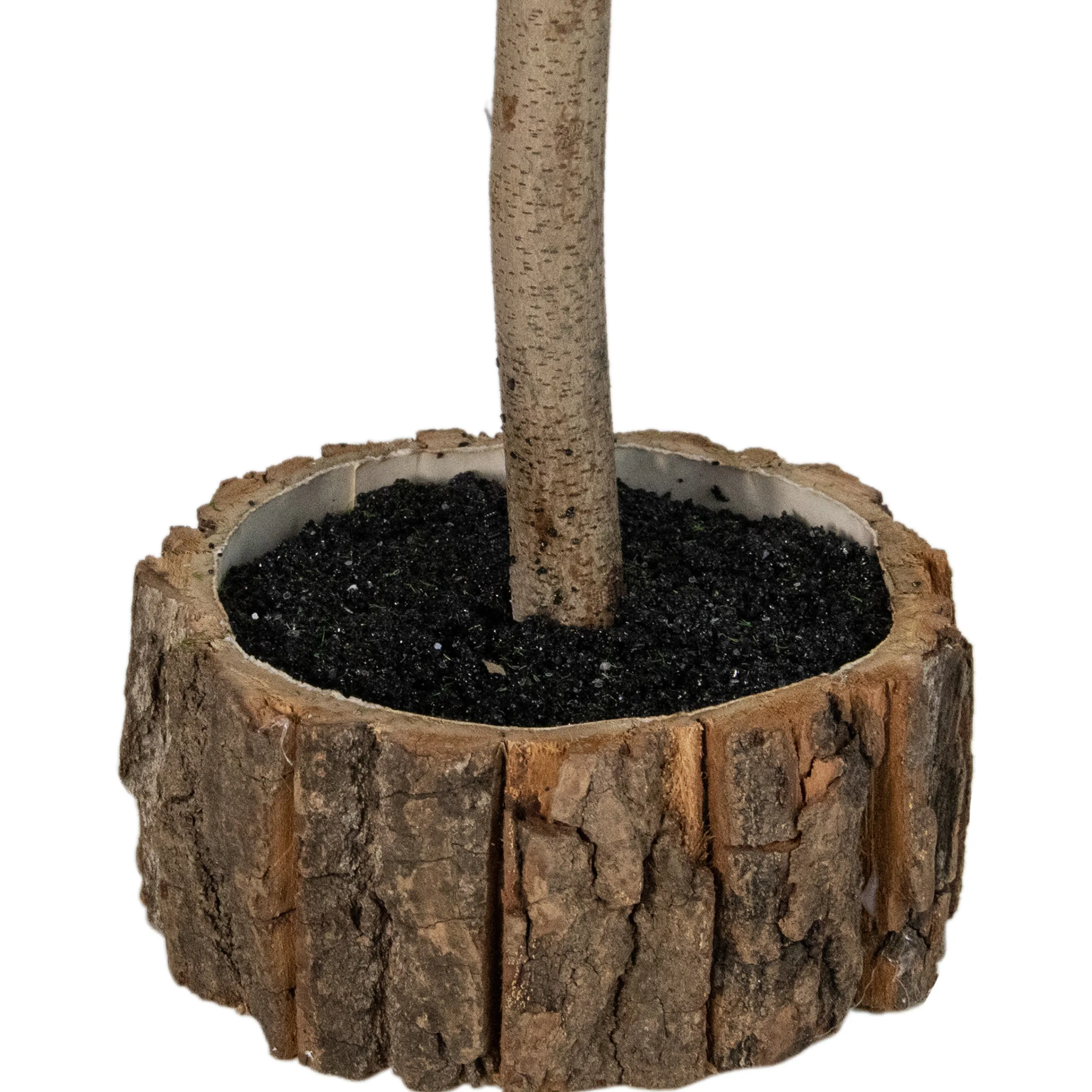 Northlight 2.5 Feet Tall And Smaller>29.5-Inch Downswept Iced Artificial Christmas Tree Wood Base - Unlit