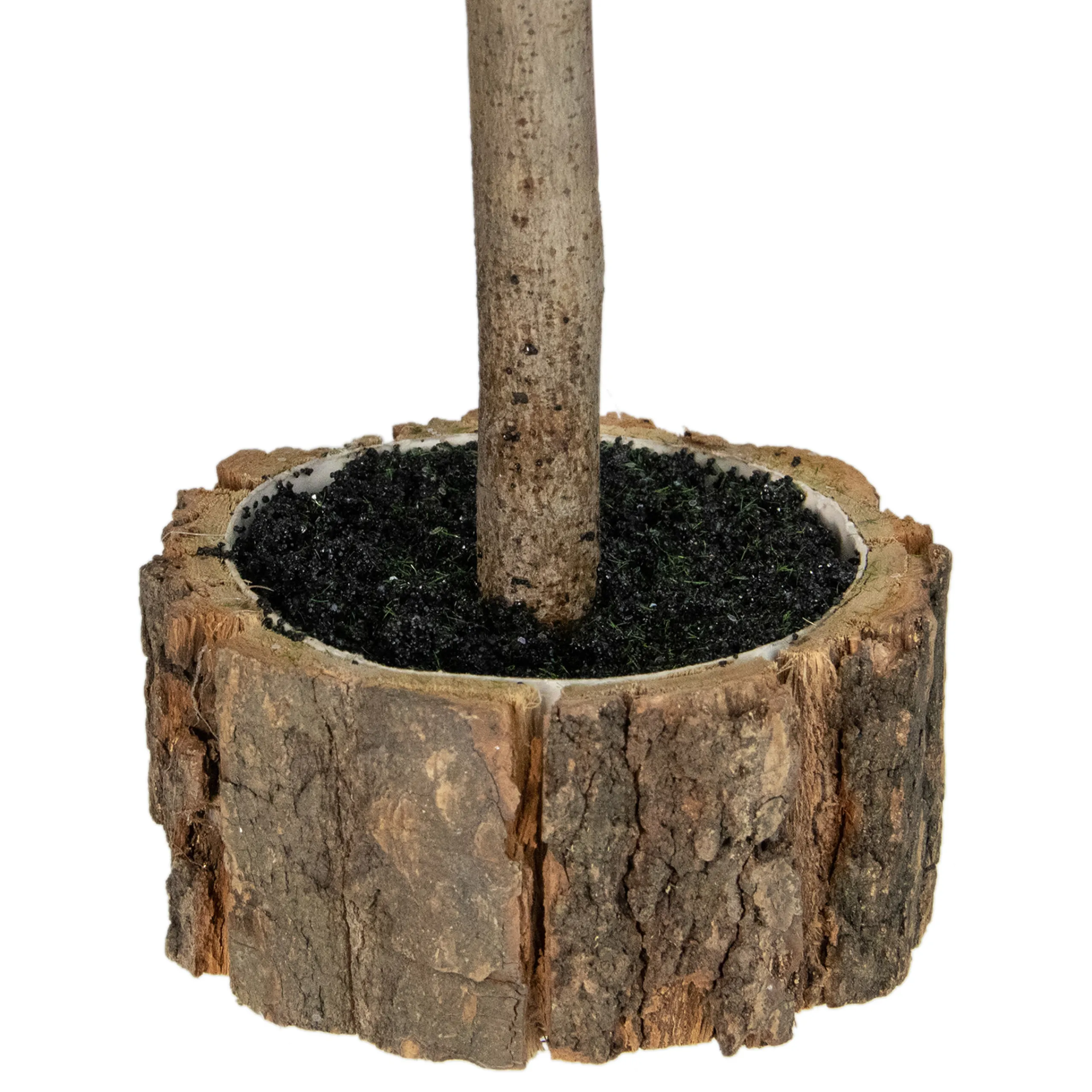 Northlight 2.5 Feet Tall And Smaller>25.5-Inch Downswept Iced Artificial Christmas Tree Wood Base - Unlit