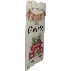 Signs & Plaques*Northlight 24-Inch Lighted Merry Little Christmas Vintage Red Truck Wall Sign