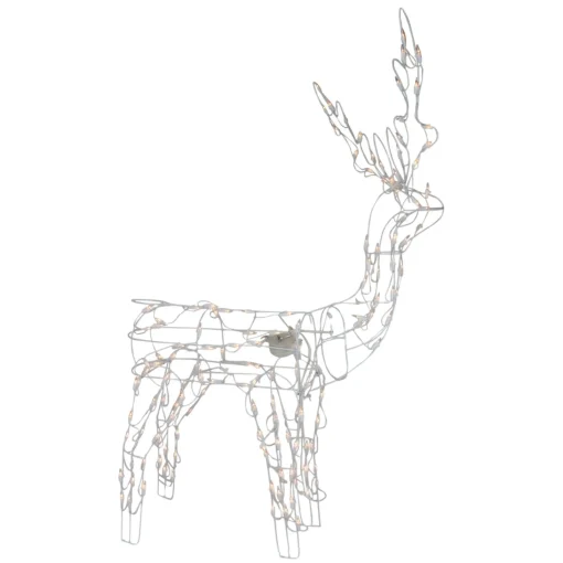 Outdoor Decorations*Northlight 48-Inch Lighted White Standing Reindeer Animated Outdoor Christmas Decoration