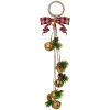 Wall & Door Decorations*Northlight 15-Inch Pine And Gold Jingle Bell Christmas Door Hanger With Plaid Bow