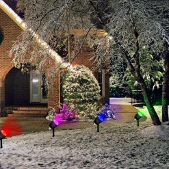 Brite Star Indoor/Outdoor Dynamic Led Symphony Of Lights Color Changing Projection System