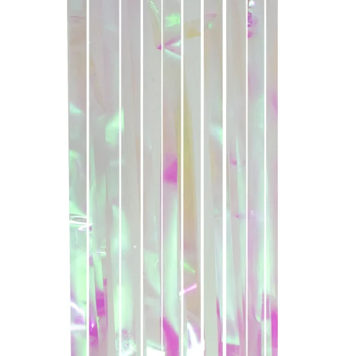 Northlight Iridescent Tinsel Christmas Window Or Door Curtain 3' X 8'