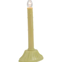 Northlight Ivory Single Light Christmas Candolier Candle Lamp - 9.5 Inch
