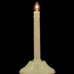 Northlight Ivory Single Light Christmas Candolier Candle Lamp - 9.5 Inch