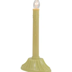 Northlight Ivory Single Light Christmas Candolier Candle Lamp - 9.5 Inch