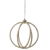 Allstate Balls>Jute Wrapped Christmas Hanging Ornament 19" (480Mm)