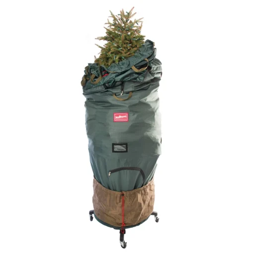 Decoration Storage*Northlight Large Adjustable Upright Christmas Tree Protective Storage Bag W/ 2 Way Rolling - Hold Up To 9' Trees
