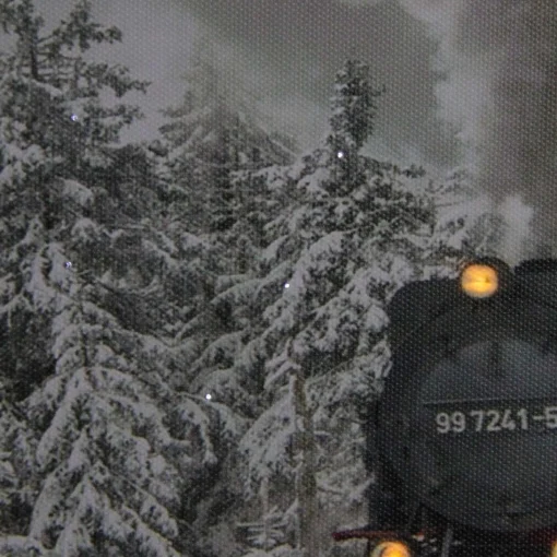 Wall & Door Decorations*Northlight Large Fiber Optic And Led Lighted Winter Woods With Train Canvas Wall Art 23.5" X 15.5"