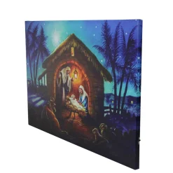 Wall & Door Decorations*Northlight Led Fiber Optic Lighted Nativity Scene Christmas Wall Art 15.75" X 23.5"