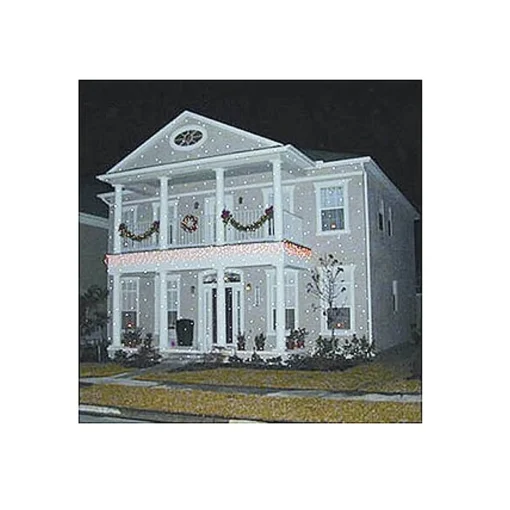 Chelsea Home Imports Light Flurries Magical Falling White Snow Christmas Light Projector