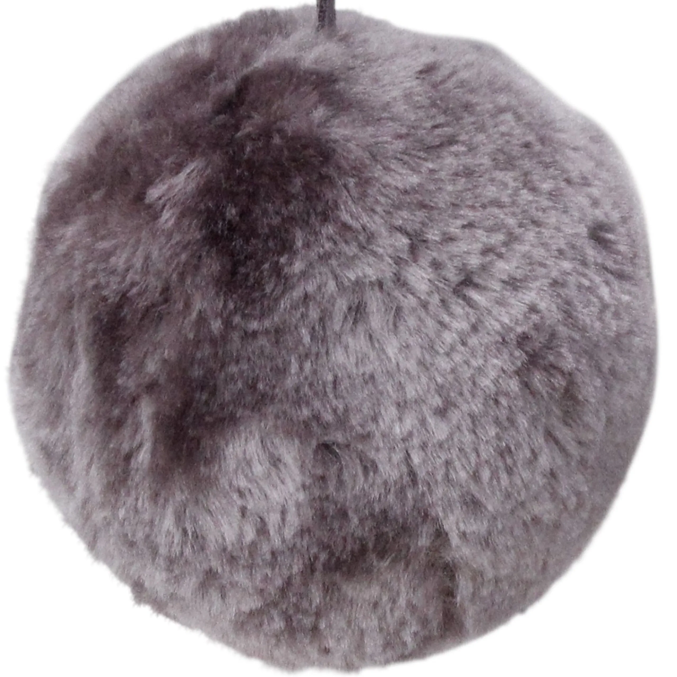Northlight Balls>Lilac Gray Fuzzy Fur Hanging Christmas Ball Ornament 3.5" (90Mm)