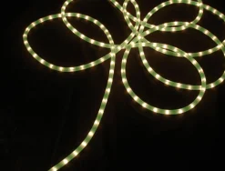 Hofert Lime Green Commercial Length Christmas Rope Lights On Spool - 100 Ft White Wire