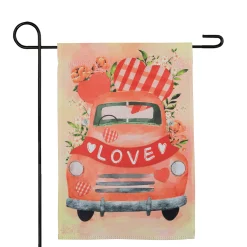 Northlight Love Banner And Vintage Car Garden Flag 12.5