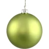 Vickerman Shatterproof>Matte Lime Green Shatterproof Christmas Ball Ornament 2.75" (70Mm)