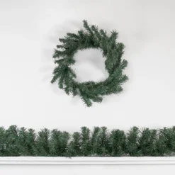 Unlit Wreaths*Northlight Mini Two-Tone Whitewood Pine Artificial Christmas Wreath, 10-Inch, Unlit