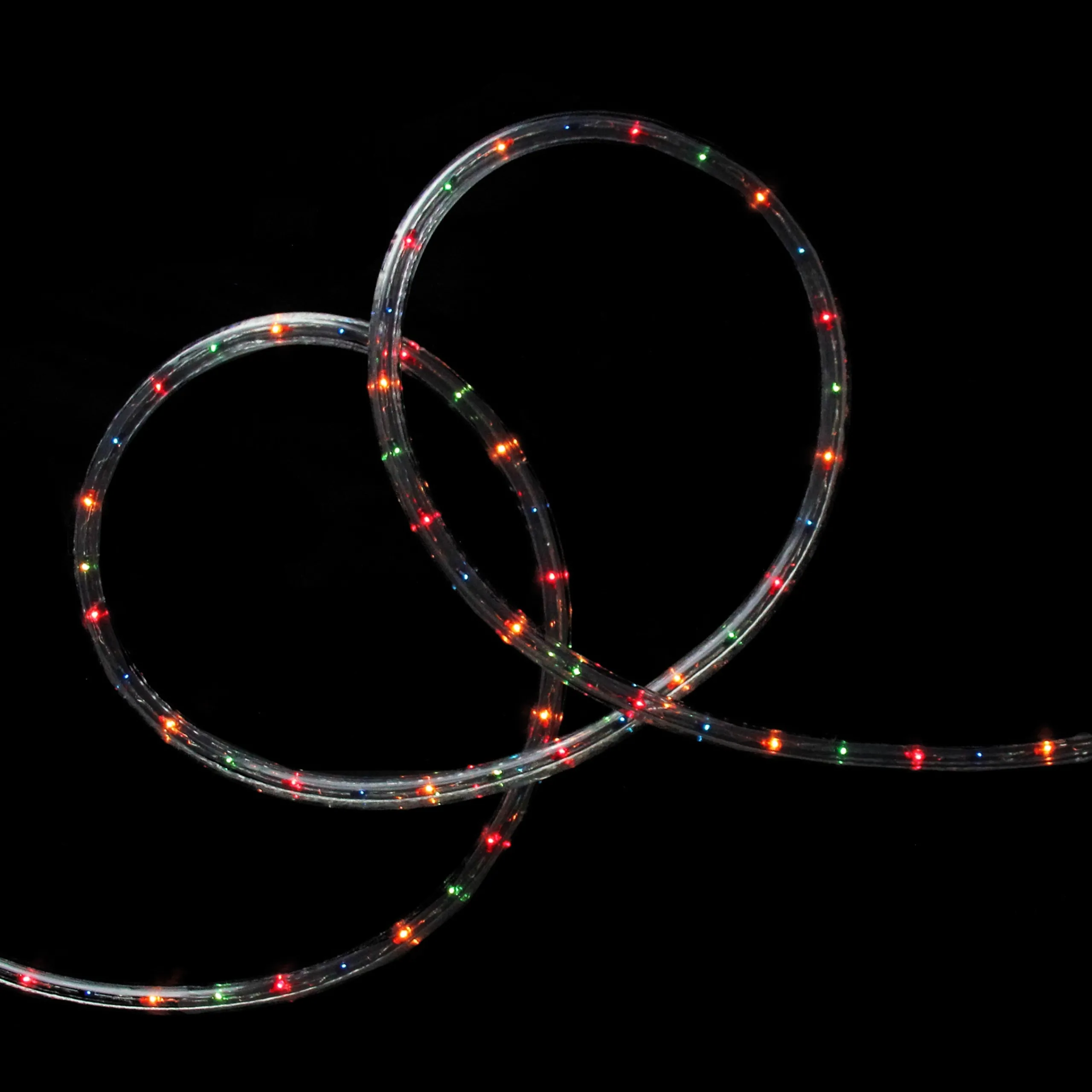 Northlight Multi Colored Outdoor Christmas Rope Lights - 18Ft Clear Wire
