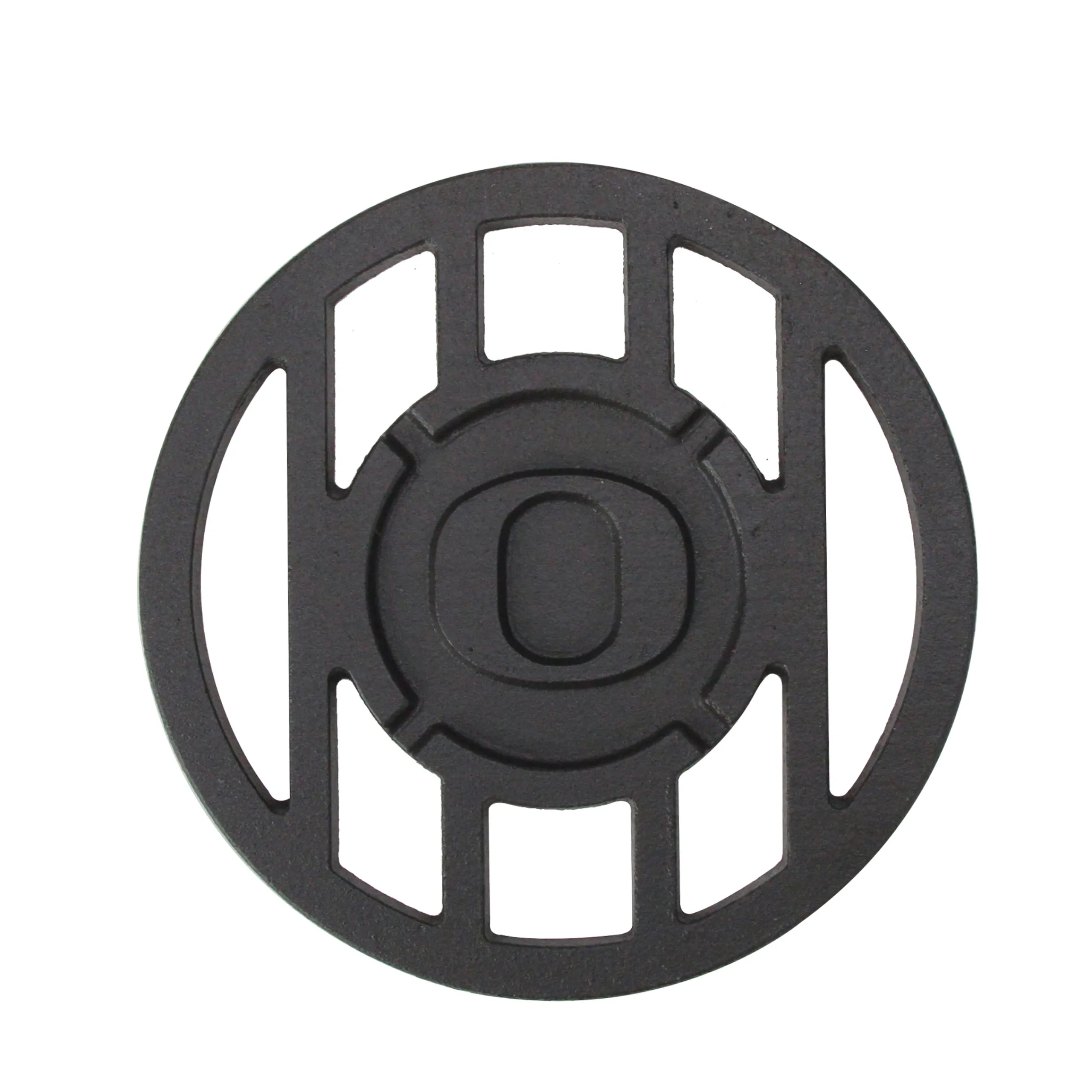 CC Sports Decor Ncaa Oregon Ducks Sports Round Cast Iron Branding Grill Iron Accessory