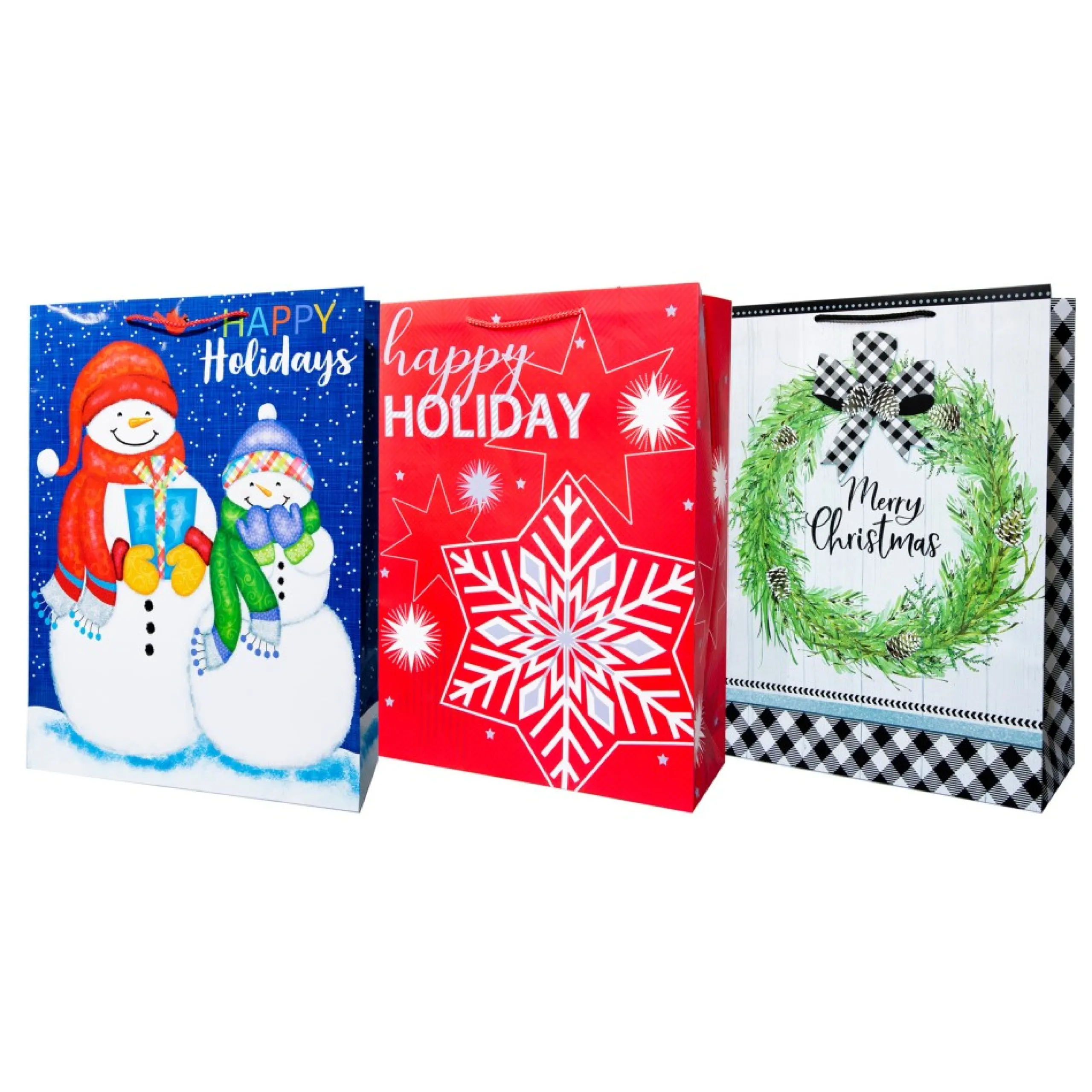 Gift Accessories*Lindy Bowman Pack Of 3 Assorted Large Christmas Gift Bags With Handle