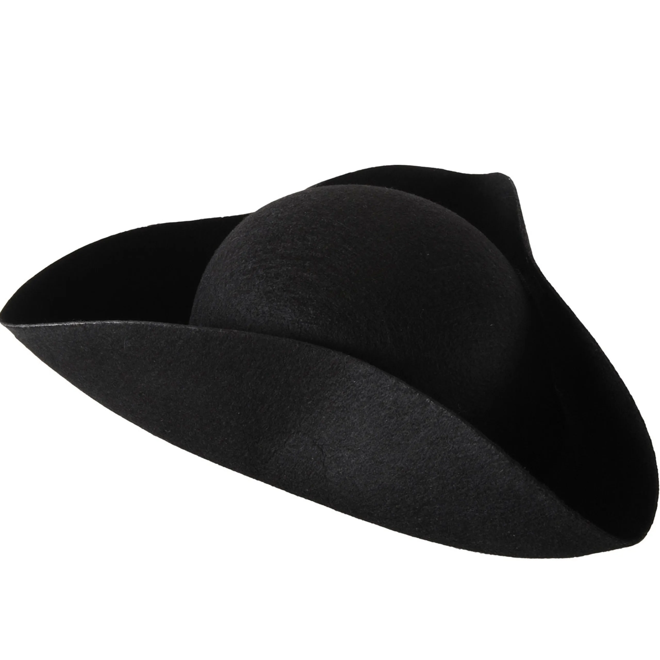 Party Central Pack Of 6 Black Patriotic 4Th Of July Elegant Tri-Corn Unisex Hat Costume Accessories - One Size