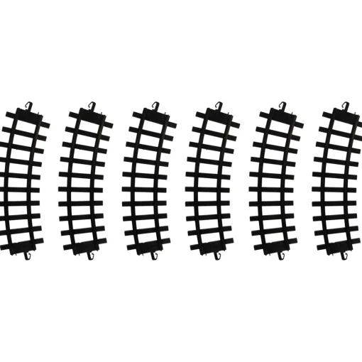 Trains*Northlight Pack Of 12 Black Replacement Train Set Track Pieces 10"