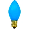 Northlight Pack Of 4 Blue Opaque C7 Christmas Replacement Bulbs - 2"