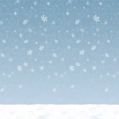 Artificial Snow*Beistle Pack Of 6 Christmas Holiday Decorative Winter Sky Backdrop 4' X 30'