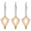 Northlight Pack Of 3 Clear C7 Retro Bubble Light Replacement Christmas Bulbs