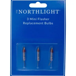 Northlight Pack Of 3 Clear Flasher Christmas Replacement Bulbs, 3.5 Volts