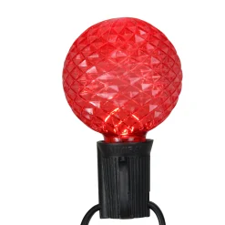 Northlight Pack Of 25 Faceted Led G50 Multi-Color Christmas Replacement Bulbs