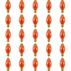 Northlight Pack Of 25 Incandescent C9 Orange Christmas Replacement Bulbs