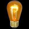 Northlight Pack Of 25 Incandescent S14 Amber Christmas Replacement Bulbs