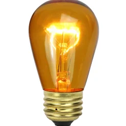 Northlight Pack Of 25 Incandescent S14 Amber Christmas Replacement Bulbs