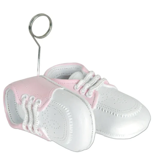 Beistle Pack Of 6 Light Pink And White Baby Photo Or Balloon Holder Party Decorations 6 Oz.