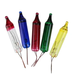 Sienna Pack Of 5 Multi-Color Mini Christmas Replacement Bulbs - 6 Volts