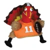 Beistle Pack Of 4 Plush Football Turkey Touchdown Thanksgiving Party Hats – One Size Fits Most