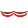 Beistle Pack Of 6 Red And White Striped Circus Themed Fabric Bunting Hanging Decorations 70"