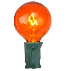 Northlight Pack Of 4 Transparent Multi-Color G40 Globe Christmas Replacement Bulbs