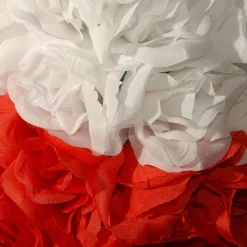 National Tree Company Patriotic Rose Spring Floral Wreath, 18-Inch