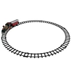 Trains*Northlight 8-Piece Battery Operated Red And Green Animated Classic Train Set With Sound