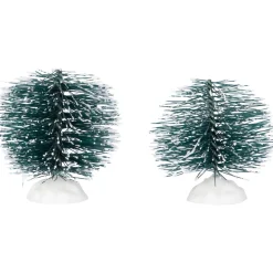 Christmas Villages*Northlight 9-Piece Bottle Brush Pine Christmas Village Trees