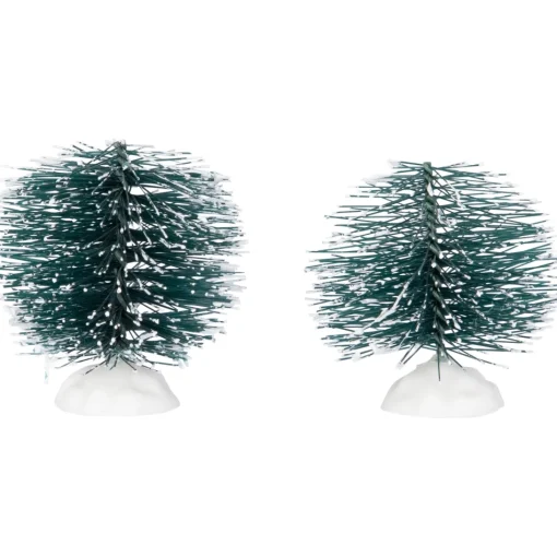 Christmas Villages*Northlight 9-Piece Bottle Brush Pine Christmas Village Trees