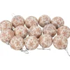 Northlight Balls>14-Piece Brown Snowflake Decoupage Christmas Ball Ornament Set, 2.25" (60Mm)