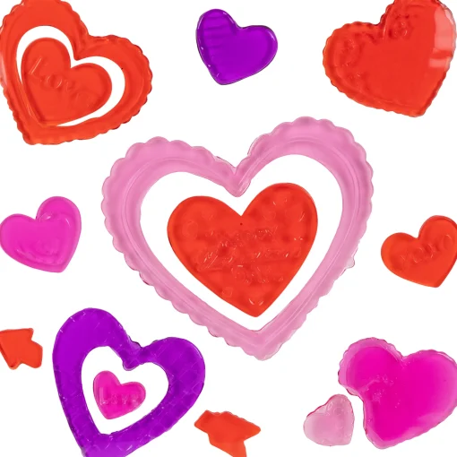 Northlight 14-Piece Red And Pink Heart Valentine's Day Gel Window Clings