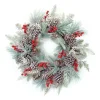 Traditional Pine Wreaths*Melrose Pine And Berry With Cone Artificial Christmas Wreath, 27-Inch, Unlit