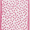 Simply Home Pink Polka Dots Girly Teen Afghan Throw Blanket 50" X 60"